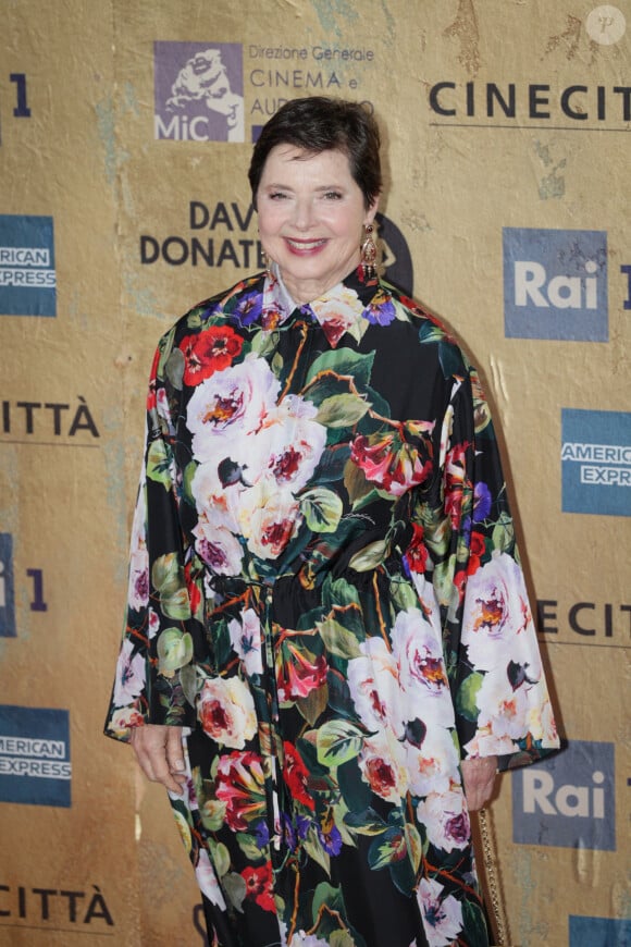 Isabella Rossellini aux David di Donatello 2024 awards à Rome