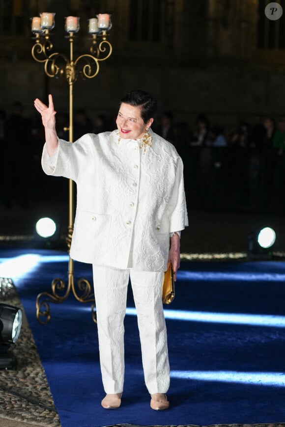 Isabella Rossellini à Milan le 6 avril 2024