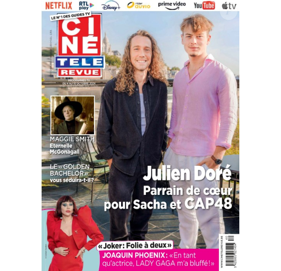 Couverture du magazine "Ciné Télé Revue" du jeudi 3 octobre 2024