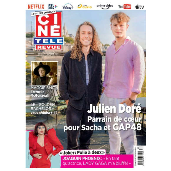 Couverture du magazine "Ciné Télé Revue" du jeudi 3 octobre 2024