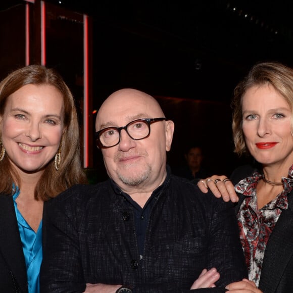 Carole Bouquet, Michel Blanc et Karin Viard à l'after-party du film "Voyez Comme On Danse" à la discothèque L'Arc à Paris, France, le 8 octobre 2018. Evènement organisé par Five Eyes Production. © Rachid Bellak/Bestimage 