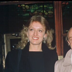 Archives - Michel Blanc et Charlotte de Turckheim lors d'une soirée Dior chez Maxim's en 1983