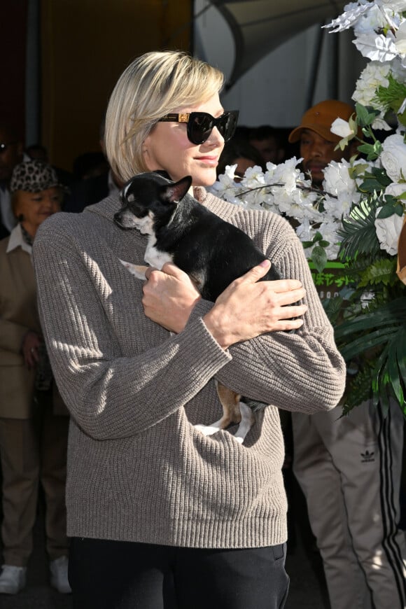 "L'abandon est considéré comme un acte de maltraitance, puni par la loi, qui concerne chaque année des milliers d'animaux de compagnie"
La princesse Charlene de Monaco a participé au chapiteau de Fontvieille, à Monaco, le 5 octobre 2024