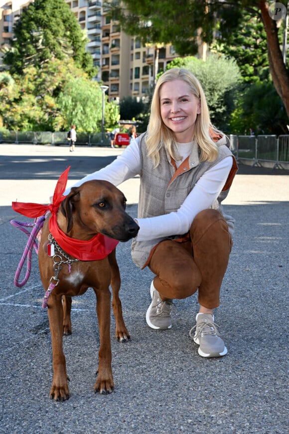 S.A.R. la princesse Naomi d'Orléans, duchesse d'Anjou - La princesse C.de Monaco a participé au chapiteau de Fontvieille, à Monaco, le 5 octobre 2024