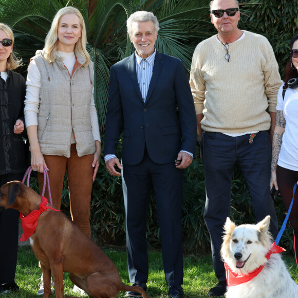 La princesse Naomi d'Orléans, duchesse d'Anjou, Chris DeRose et le prince Serge de Yougoslavie - La princesse Charlene de Monaco a participé au chapiteau de Fontvieille, à Monaco, le 5 octobre 2024