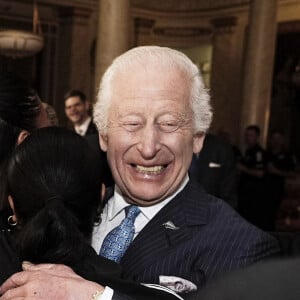 Une nouvelle des plus encourageantes !
Le roi Charles III d'Angleterre lors de sa rencontre avec l'équipe de rugby des Black Ferns de Nouvelle-Zélande au palais Buckingham à Londres. Le 11 septembre 2024 © Aaron Chown / WPA Pool / Bestimage 