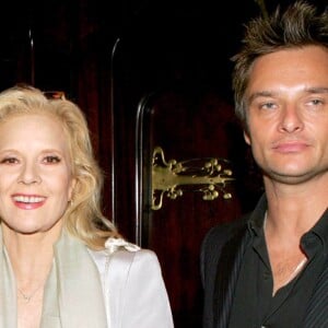 Sylvie Vartan et David Hallyday - Spectacle de Sylvie Vartan au Palais des Congrès.