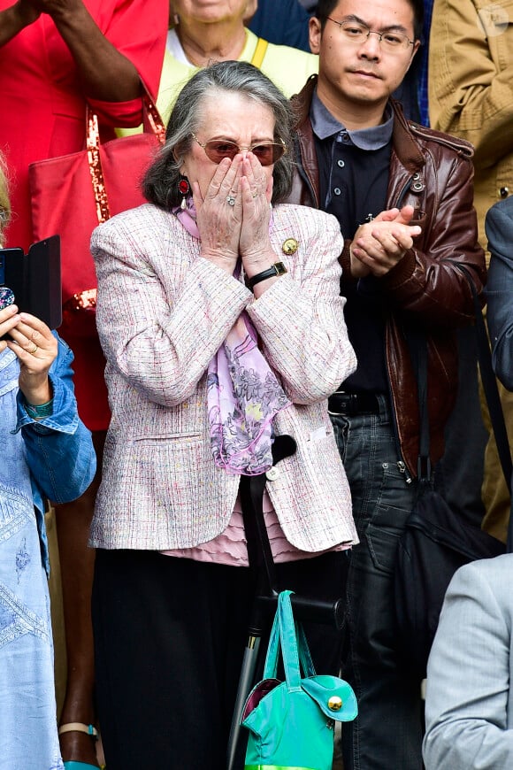 Dominique Lavanant - Obsèques de Jean-Pierre Mocky en l'église Saint-Sulpice à Paris. Le 12 août 2019 © JB Autissier / Panoramic / Bestimage 