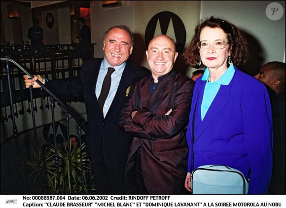 Archives - Michel Blanc, Claude Brasseur et Dominique Lavanant.