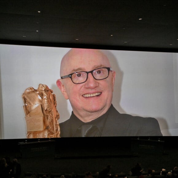 "Et je me disais je crois qu'à partir de 30 ans, l'extérieur ressemblera plus à l'intérieur".
Hommage à Michel Blanc lors de la soirée de clôture de la 6ème édition du festival Cinéroman au cinéma Pathé Gare du Sud, à Nice, France, le 5 octobre 2024.