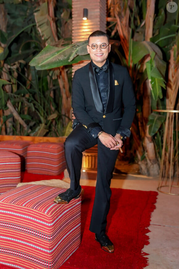 Le prince Moulay Sliman Alaoui au diner de gala pour le lancement de la team des Heros contre la team Morroco à l'hotel the Source Marrakech organisé par Fouad Ben Kouider, Homme d affaires président de Ben Kouider Group et sa compagne Nawel Debbouze. Marrakech, Maroc, le 7 octobre 2024. © Philippe Doignon/Bestimage