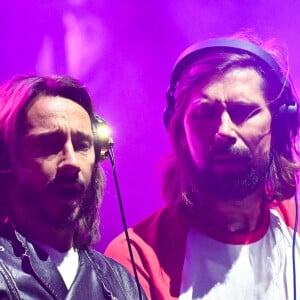 Bob Sinclar B2B Pedro Winter se produit lors du Festival Fnac Live à l'Hôtel de Ville de Paris, France, le 1er juillet 2022. Photo par Lionel Urman/ABACAPRESS.COM