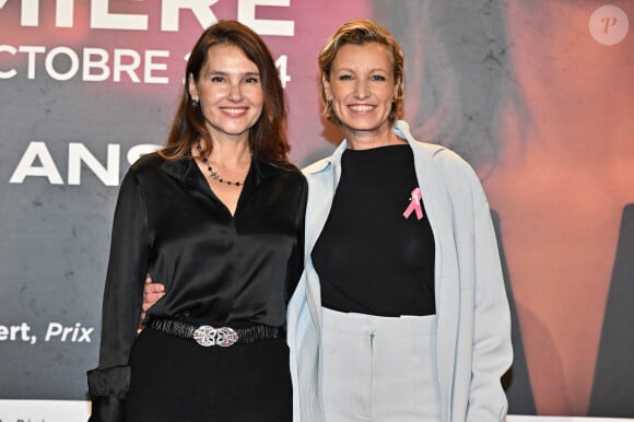 Virginie Ledoyen, Alexandra Lamy assistent à la cérémonie d'ouverture du 16e Festival du film Lumière à Lyon, France, le 12 octobre 2024. Photo par Julien Reynaud/APS-Medias/ABACAPRESS.COM