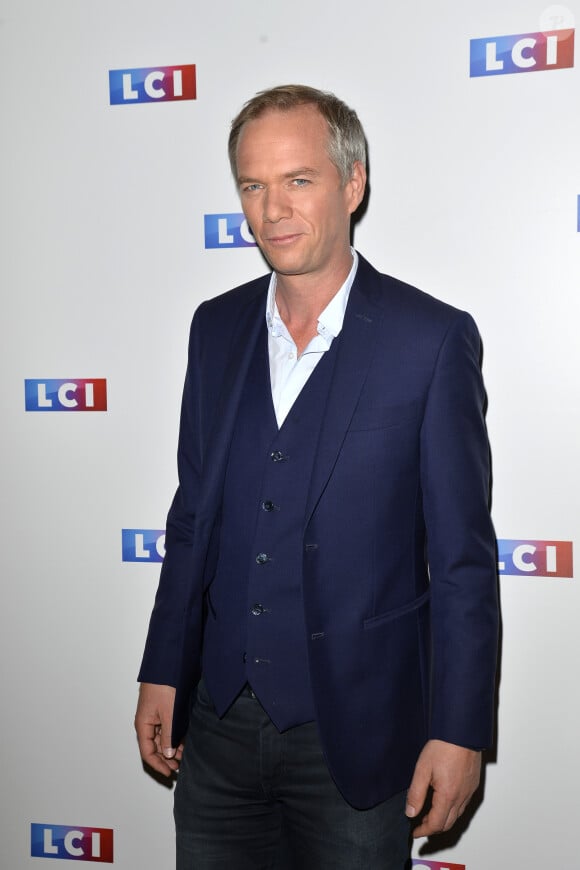 Julien Arnaud lors du photocall de la conférence de rentrée de la chaine LCI à Boulogne Billancourt le 30 août 2017. © Coadic Guirec / Bestimage  