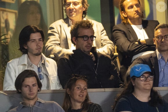 Cyrille Eldin - Célébrités dans les tribunes des internationaux de France de Roland Garros à Paris le 31 mai 2022. © Cyril Moreau - Dominique Jacovides/Bestimage