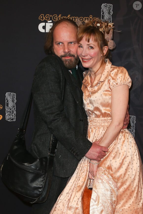 Julie Depardieu et son compagnon Philippe Katerine - Photocall de la 44ème cérémonie des César à la salle Pleyel à Paris. Le 22 février 2019 © Borde-Jacovides / Bestimage 