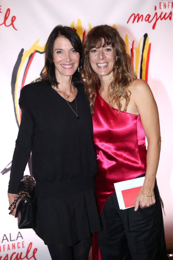 Laetitia Fourcade et Magali Ripoll à la soirée de gala Enfance Majuscule à Salle Gaveau à Paris le 7 octobre 2024. Enfance Majuscule milite activement pour une libération de la parole des victimes, et pour une réelle prise en compte par les pouvoirs publics des violences et des maltraitances quotidiennes subies par les enfants. © Bertrand Rindoff / Bestimage  Enfance Majuscule gala evening at Salle Gaveau in Paris on 7 October 2024.