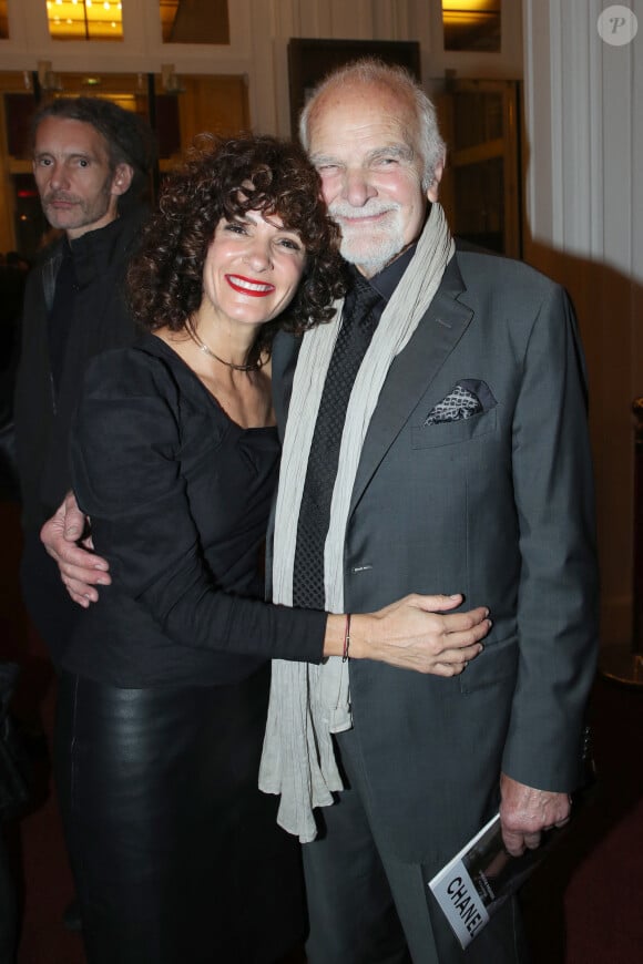 La pianiste Stéphanie Fontanarosa et son père à la soirée de gala Enfance Majuscule à Salle Gaveau à Paris le 7 octobre 2024. Enfance Majuscule milite activement pour une libération de la parole des victimes, et pour une réelle prise en compte par les pouvoirs publics des violences et des maltraitances quotidiennes subies par les enfants. © Bertrand Rindoff / Bestimage 