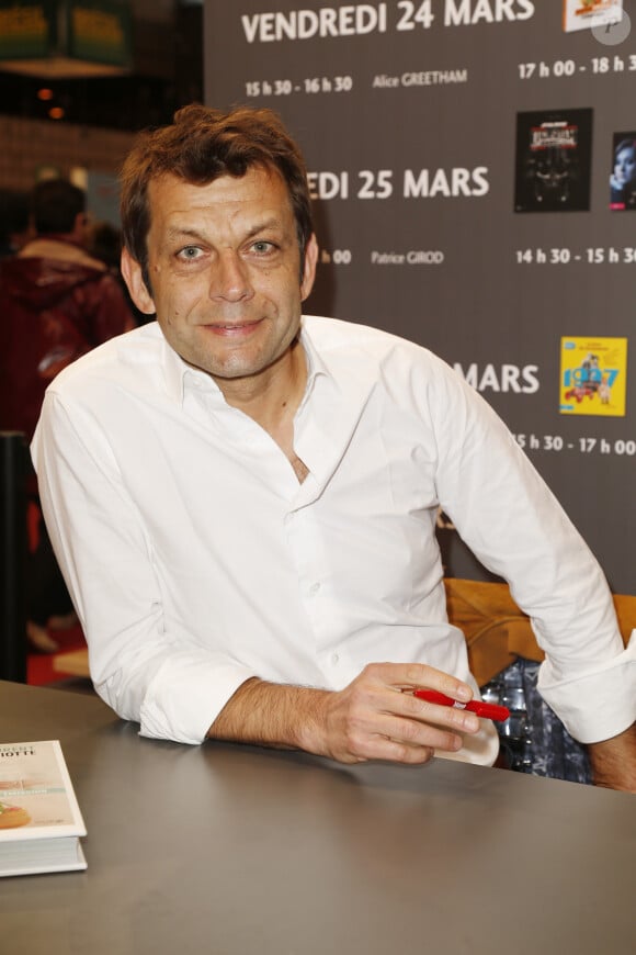 Laurent Mariotte lors de la 37ème édition du Salon du livre au parc des expositions, à la porte de Versailles, à Paris, France, le 24 mars 2017. © Christophe Aubert via Bestimage