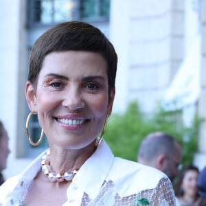 Cristina Cordula - Arrivées au défilé de mode Femmes Haute-Couture automne-hiver 2024/2025 "Giambattista Valli" lors de la fashion week de Paris. Le 24 juin 2024 © Denis Guignebourg / Bestimage