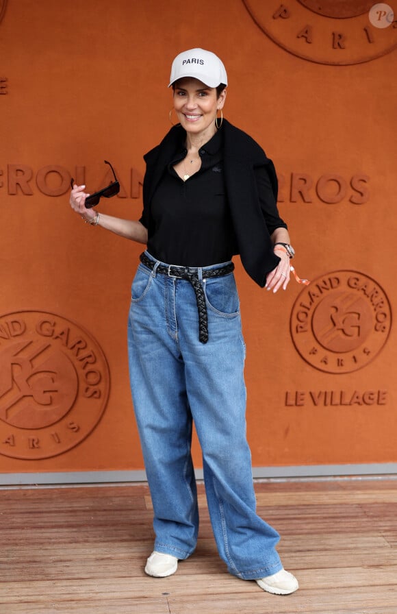 Cristina Cordula - Célébrités au village des Internationaux de France de tennis de Roland Garros 2024 à Paris le 6 juin 2024. © Jacovides / Moreau / Bestimage 