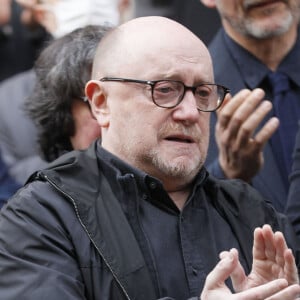 Exclusif - Michel Blanc - Sortie des obsèques du pianiste américain Nicholas Angelich en l'Eglise Saint Roch à Paris.