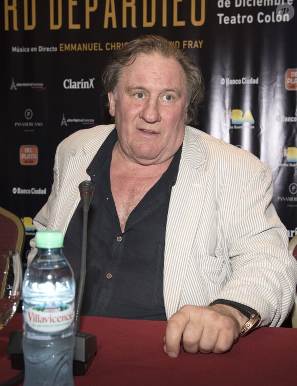 L'acteur a toujours clamé qu'il s'agissait d'un montage illicite en sa défaveur
 
Gérard Depardieu donne une conférence de presse à l'hôtel Panamericano Buenos Aires à propos de ses spectacles au théatre Colon le 16 décembre 2016.