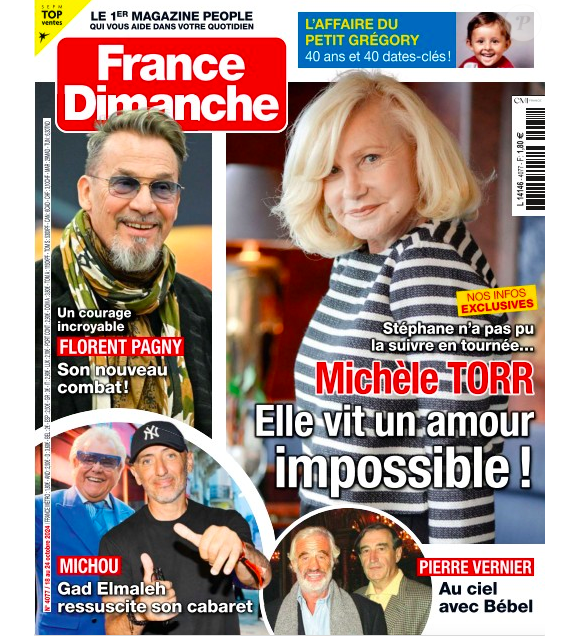 Couverture "france dimanche" vendredi 18 octobre 2024