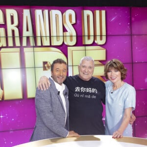 Exclusif - Bernard Montiel, Jean-Marie Bigard, Karen Cheryl - Enregistrement de l'émission "Les grands du rire", présentée par K.Chéryl et B.Montiel, diffusée le 19 octobre sur C8 © Jack Tribeca / Bestimage 