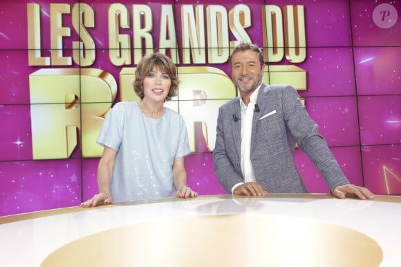 Exclusif - Karen Cheryl, Bernard Montiel - Enregistrement de l'émission "Les grands du rire", présentée par K.Chéryl et B.Montiel, diffusée le 19 octobre sur C8 © Jack Tribeca / Bestimage 