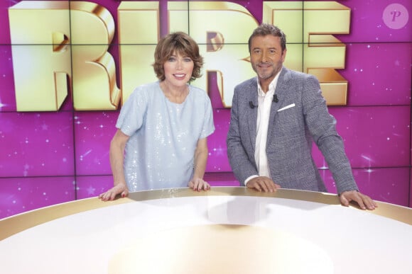 Exclusif - Karen Cheryl, Bernard Montiel - Enregistrement de l'émission "Les grands du rire", présentée par K.Chéryl et B.Montiel, diffusée le 19 octobre sur C8 © Jack Tribeca / Bestimage 