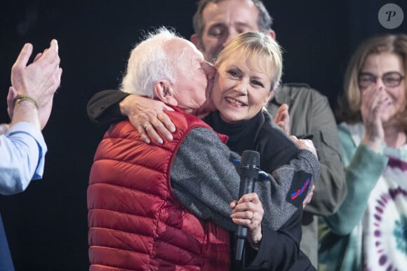 Exclusif -Dorothée et Michel Klein - Surprises - Enregistrement de l'émission "La Chanson secrète 10" diffusée sur TF1 le 22 janvier 2022 © Jacovides-Moreau / Bestimage