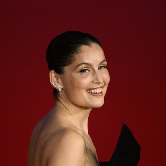 Laetitia Casta sur le tapis rouge du 19e Festival du Film de Rome le lundi 21 octobre 2024.