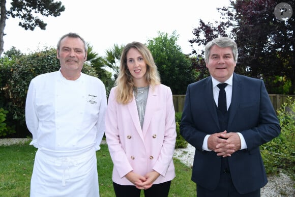 Pierrick Trippier (Chef de l'Hermitage), Joy Desseigne Barrière, Franck Louvrier - 10ème Festival du Cinéma et de la Musique de Film à La Baule le 29 juin 2024.© Rachid Bellak/Bestimage