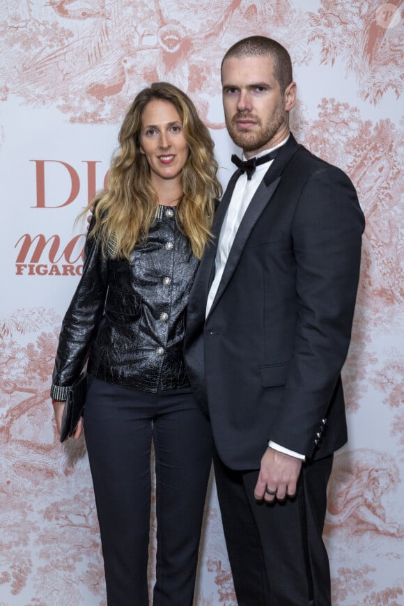 Exclusif - Joy Desseigne Barrière et son frère Alexandre Barrière - Photocall du dîner Dior Madame Figaro à la "Terrasse by Albane" sur le rooftop de l'hôtel JW Marriott lors du 77ème Festival International du Film de Cannes le 15 mai 2024. © Olivier Borde/Bestimage