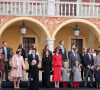 Une apparition qui a permis à tout le monde de constater leur ressemblance plutôt flagrante
La famille princière - La famille princière de Monaco dans la cour du palais lors de la Fête Nationale de la principauté de Monaco le 19 novembre 2022. © Dominique Jacovides / Bruno Bebert / Bestimage 