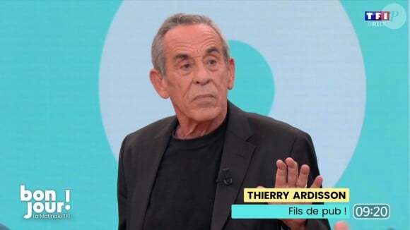 Pour la première fois, Thierry Ardisson a réagi à la condamnation de son ancien employeur C8
Thierry Ardisson sur le plateau de "Bonjour !"