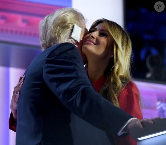 Melania Trump et Donald Trump. (Credit Image: © Mark Hertzberg/ZUMA Press Wire)