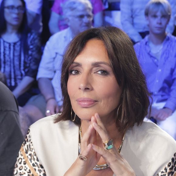 Exclusif - Géraldine Maillet, sur le plateau de de l’émission « TPMP » présentée par C.Hanouna et diffusée en direct sur C8, Paris, France, le 02 septembre 2024. © Jack Tribeca / Bestimage 