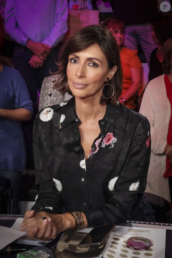 Exclusif - Géraldine Maillet, sur le plateau de l'émission " TPMP " présentée par C.Hanouna et diffusée en direct sur C8, Paris, France, le 23 septembre 2024. © Jack Tribeca / Bestimage 