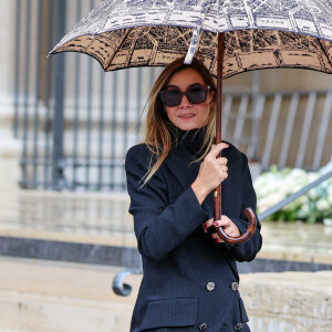 Clotilde Courau - Obsèques de Michel Blanc en l'église Saint-Eustache à Paris, le 10 octobre 2024. © Moreau / Jacovides / Bestimage 