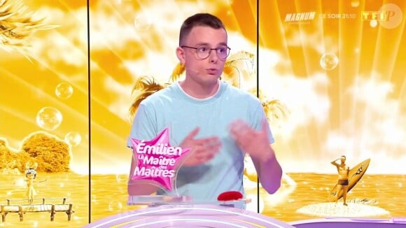 Emilien sur le plateau des "12 coups de midi"