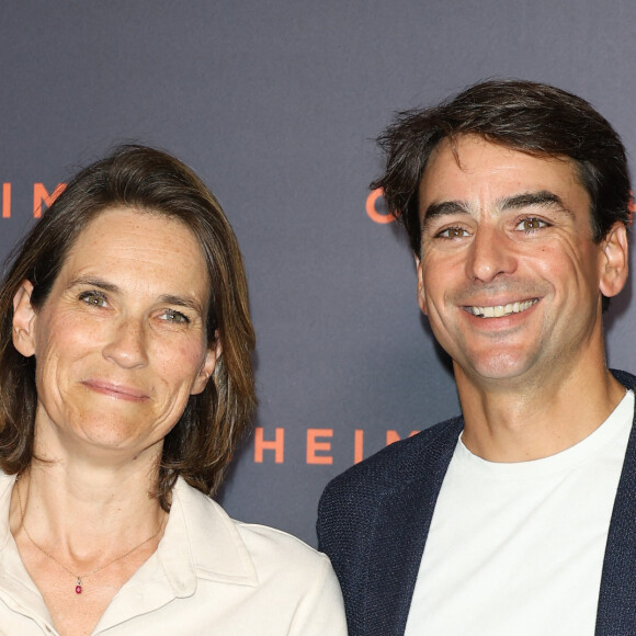 Claire Fournier et son mari Julian Bugier - Première du film "Oppenheimer" au Grand Rex à Paris le 11 juillet 2023. © Coadic Guirec/Bestimage