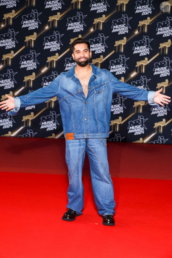 Kendji Girac - Photocall de la 26ème édition des NRJ Music Awards au palais des festivals de Cannes, le 1er novembre 2024. © Guignebourg / Bebert / Bestimage 