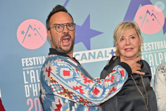 Jarry, Chantal Ladesou lors de la cérémonie d'ouverture du 27e Festival du film de l'Alpe d'Huez à l'Alpe d'Huez, France, le 15 janvier 2024. Photo par Julien Reynaud/APS-Medias/ABACAPRESS.COM