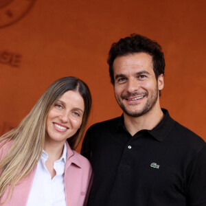 Amir Haddad et sa femme Lital - Célébrités au village des Internationaux de France de tennis de Roland Garros 2024 à Paris le 2 juin 2024. © Jacovides / Moreau / Bestimage 