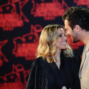 Amir et sa femme Lital lors de la 23ème édition des NRJ Music Awards 2021 au Palais des Festivals de Cannes, le 20 novembre 2021. 