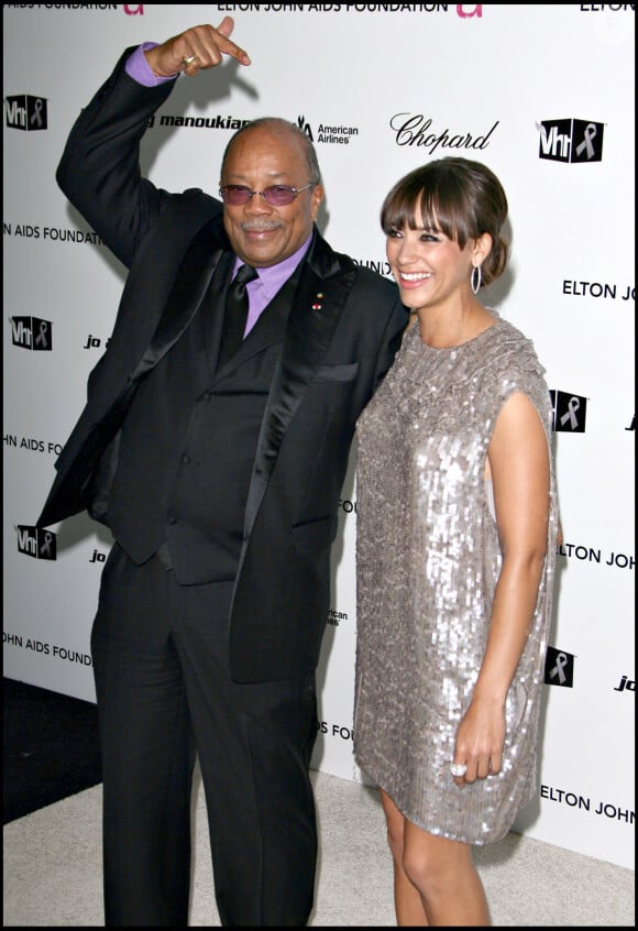 Quincy Jones et sa fille Rashida Jones