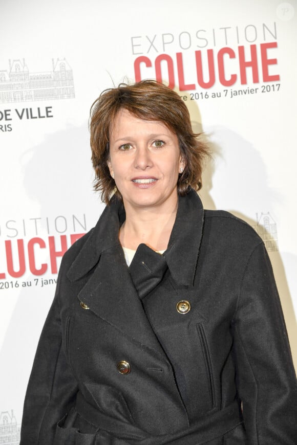 Carole Rousseau - Vernissage presse de l'exposition "Coluche" à l'Hôtel de Ville de Paris le 5 octobre 2016. © Pierre Perusseau/Bestimage