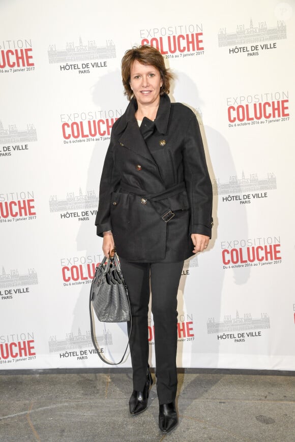 Carole Rousseau - Vernissage presse de l'exposition "Coluche" à l'Hôtel de Ville de Paris le 5 octobre 2016. © Pierre Perusseau/Bestimage